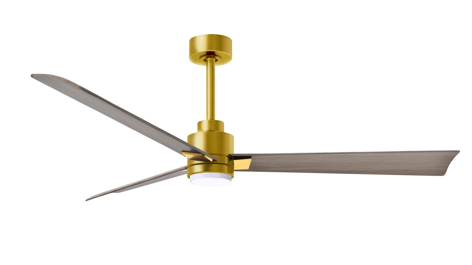 Matthews Fan Company - AKLK-BRBR-GA-56 - 56"Ceiling Fan - Alessandra - LK - Brushed Brass