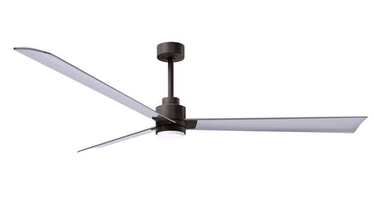 Matthews Fan Company - AKLK-TB-BN-72 - 72"Ceiling Fan - Alessandra - LK - Textured Bronze