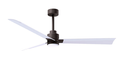 Matthews Fan Company - AKLK-TB-MWH-56 - 56"Ceiling Fan - Alessandra - LK - Textured Bronze