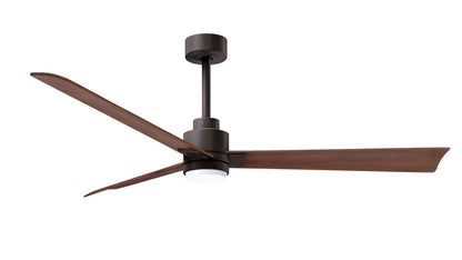 Matthews Fan Company - AKLK-TB-WN-56 - 56"Ceiling Fan - Alessandra - LK - Textured Bronze