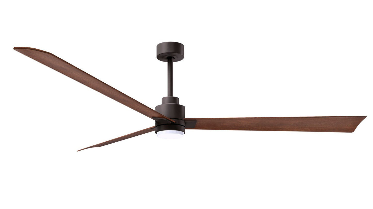 Matthews Fan Company - AKLK-TB-WN-72 - 72"Ceiling Fan - Alessandra - LK - Textured Bronze