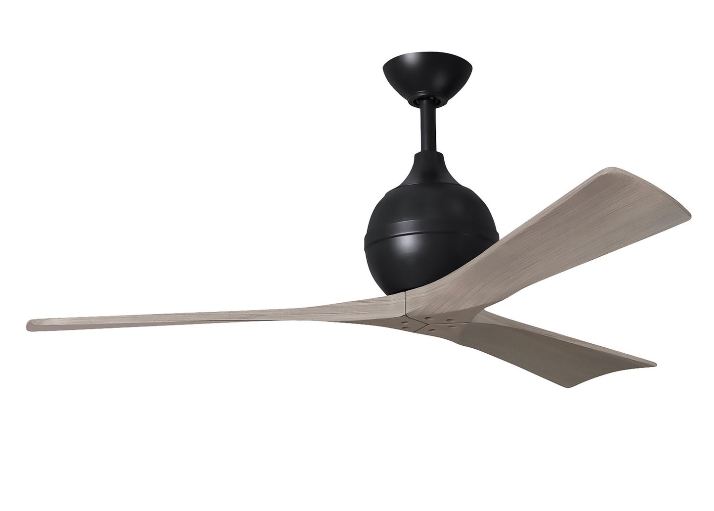 Matthews Fan Company - IR3-BK-GA-52 - 52"Ceiling Fan - Irene-3 - Matte Black
