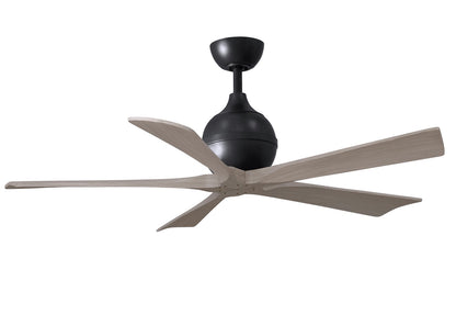 Matthews Fan Company - IR5-BK-GA-52 - 52"Ceiling Fan - Irene-5 - Matte Black