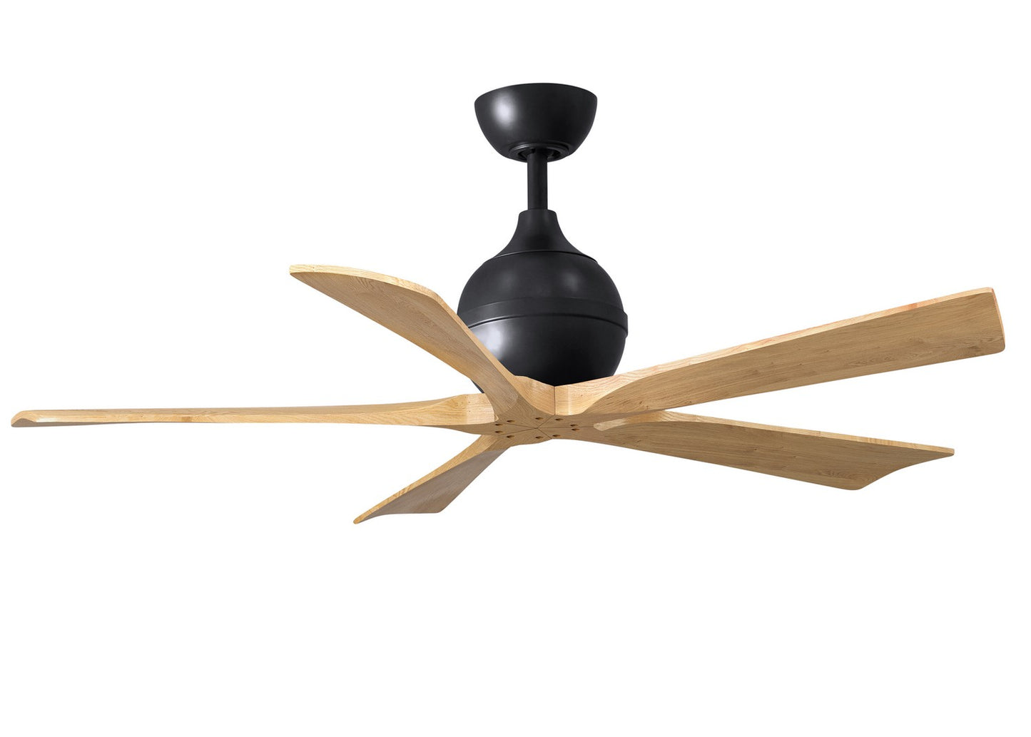 Matthews Fan Company - IR5-BK-LM-52 - 52"Ceiling Fan - Irene-5 - Matte Black