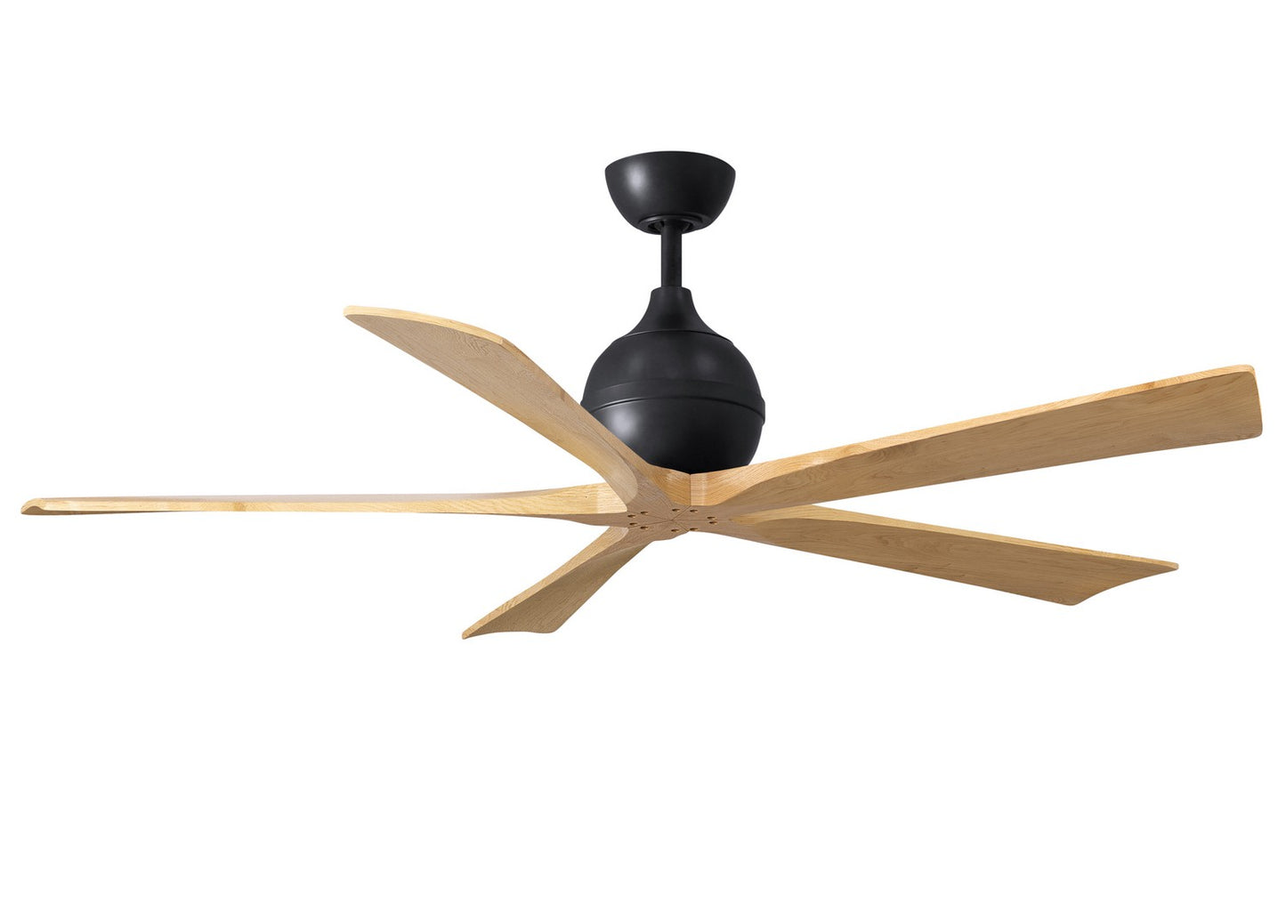 Matthews Fan Company - IR5-BK-LM-60 - 60"Ceiling Fan - Irene-5 - Matte Black