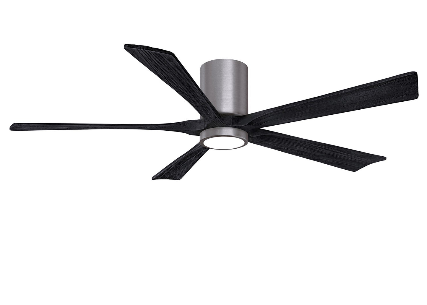 Matthews Fan Company - IR5HLK-BP-BK-60 - 60"Ceiling Fan - Irene-5HLK - Brushed Pewter