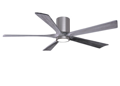 Matthews Fan Company - IR5HLK-BP-BW-60 - 60"Ceiling Fan - Irene-5HLK - Brushed Pewter
