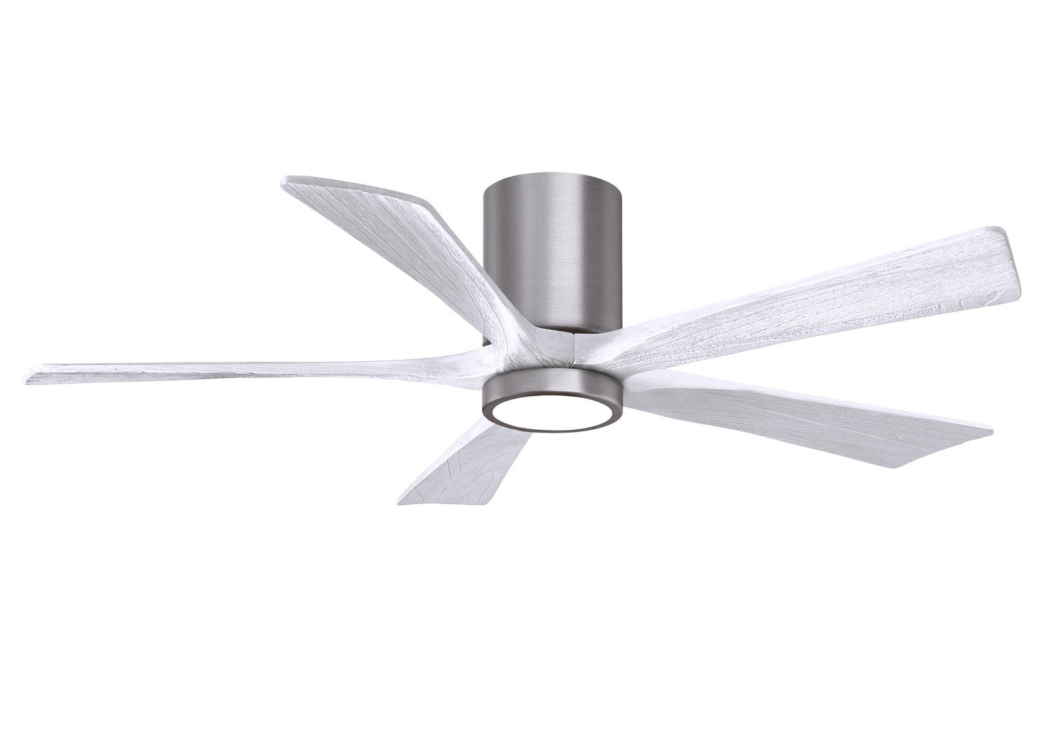 Matthews Fan Company - IR5HLK-BP-MWH-52 - 52"Ceiling Fan - Irene-5HLK - Brushed Pewter