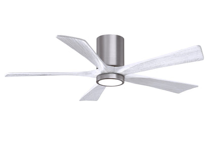 Matthews Fan Company - IR5HLK-BP-MWH-52 - 52"Ceiling Fan - Irene-5HLK - Brushed Pewter