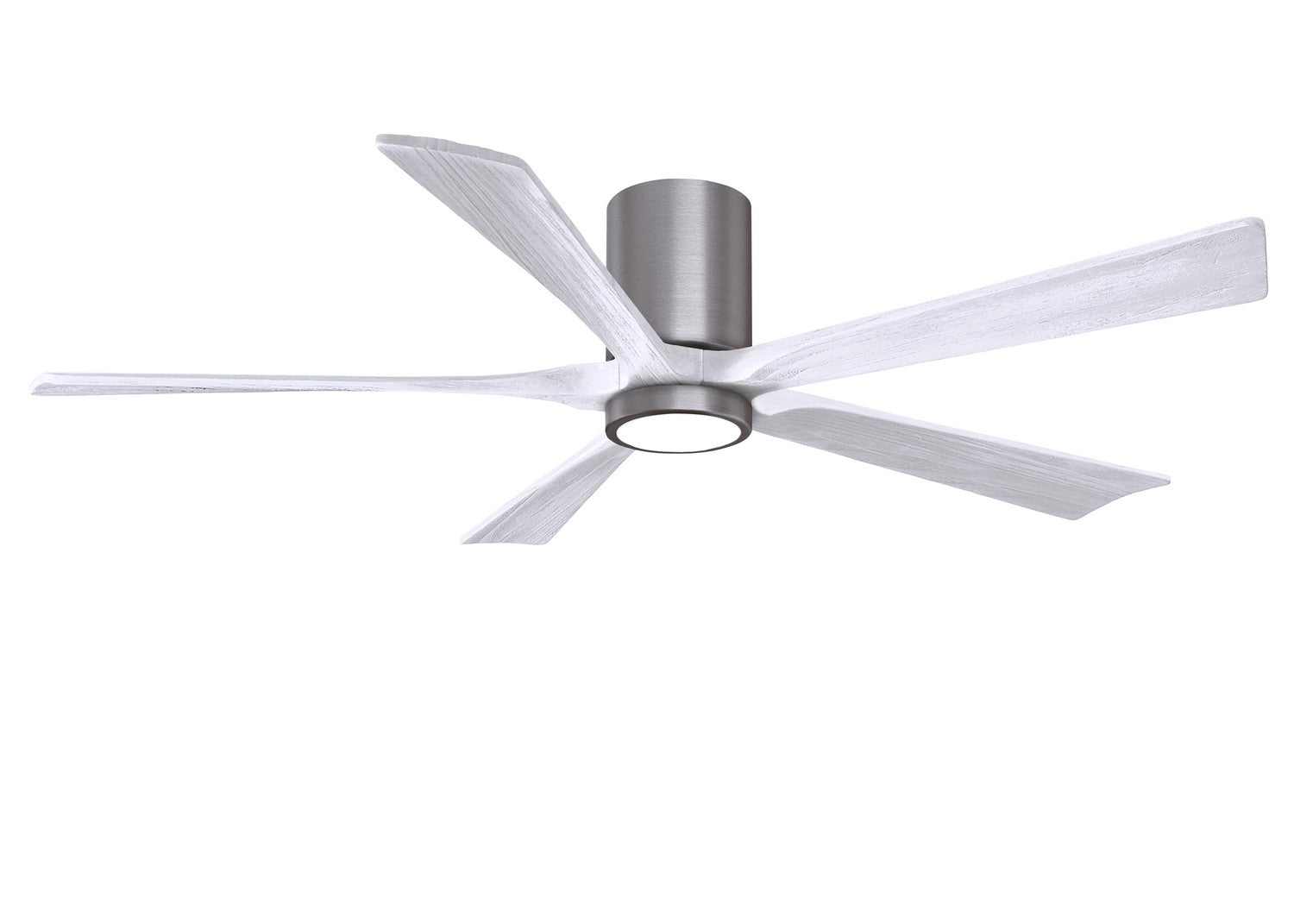 Matthews Fan Company - IR5HLK-BP-MWH-60 - 60"Ceiling Fan - Irene-5HLK - Brushed Pewter