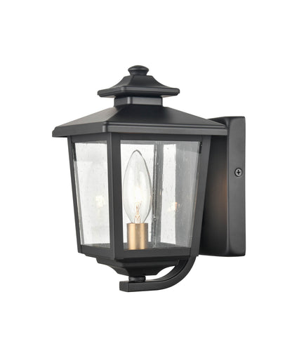 Millennium - 4611-PBK - One Light Outdoor Hanging Lantern - Eldrick - Powder Coated Black