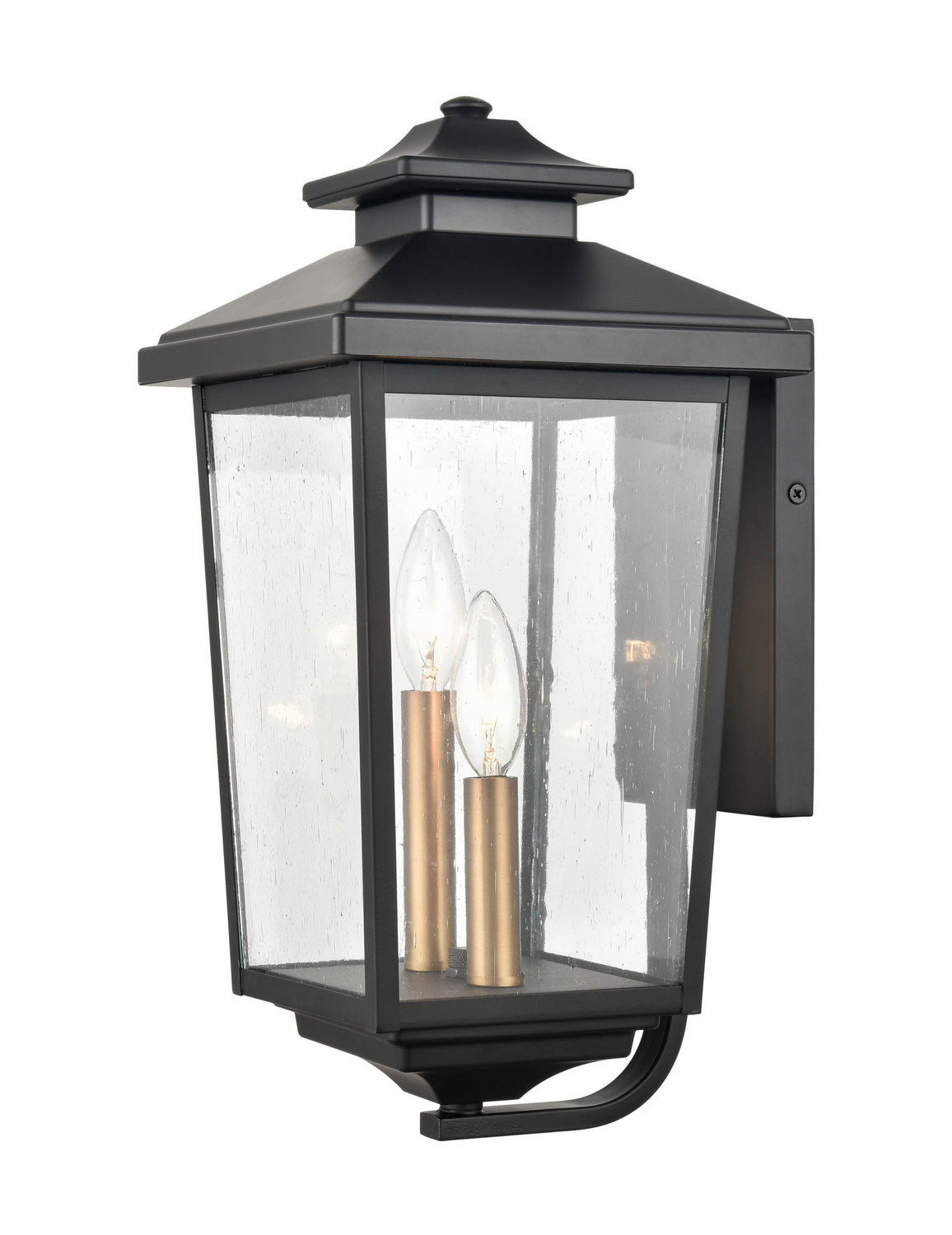 Millennium - 4642-PBK - Two Light Outdoor Hanging Lantern - Eldrick - Powder Coated Black