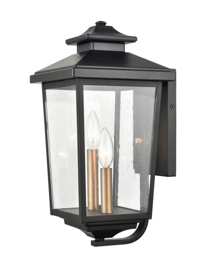 Millennium - 4642-PBK - Two Light Outdoor Hanging Lantern - Eldrick - Powder Coated Black