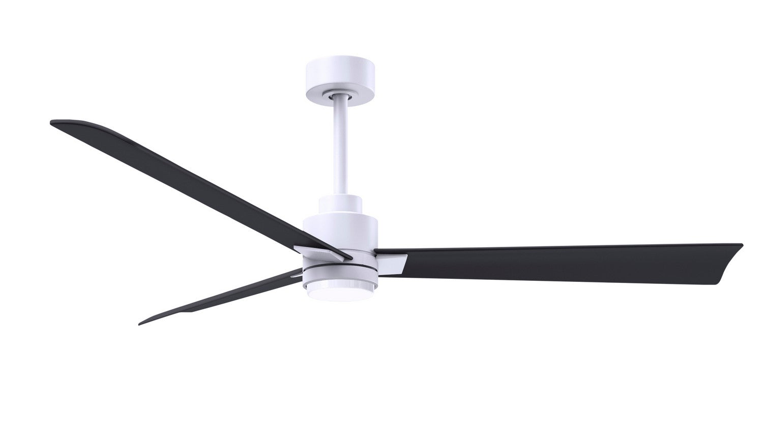 Matthews Fan Company - AKLK-MWH-BK-56 - 56"Ceiling Fan - Alessandra - LK - Matte White