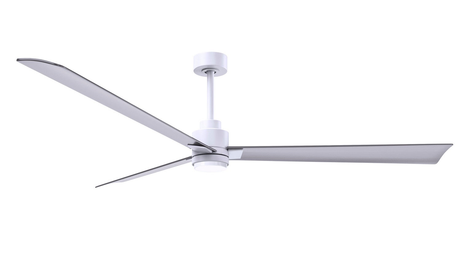 Matthews Fan Company - AKLK-MWH-BN-72 - 72"Ceiling Fan - Alessandra - LK - Matte White