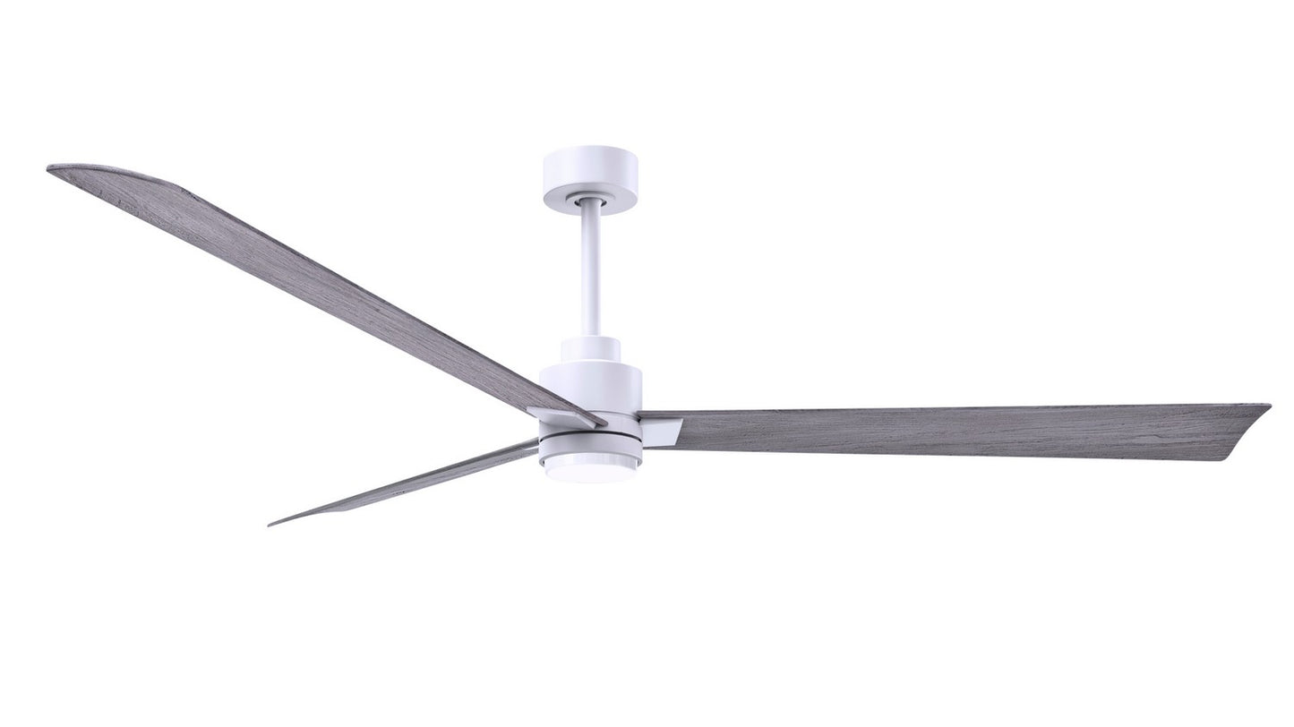 Matthews Fan Company - AKLK-MWH-BW-72 - 72"Ceiling Fan - Alessandra - LK - Matte White