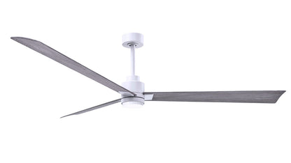Matthews Fan Company - AKLK-MWH-BW-72 - 72"Ceiling Fan - Alessandra - LK - Matte White