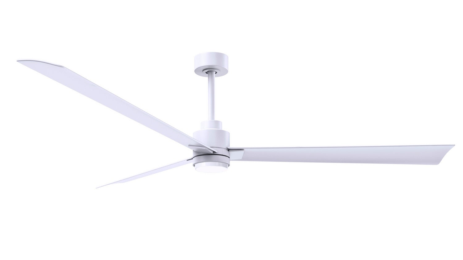 Matthews Fan Company - AKLK-MWH-MWH-72 - 72"Ceiling Fan - Alessandra - LK - Matte White