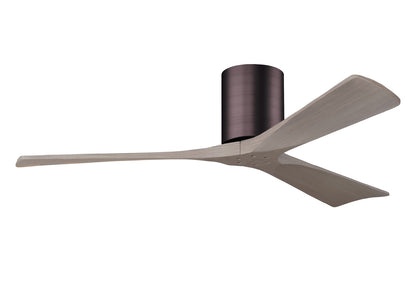 Matthews Fan Company - IR3H-BB-GA-52 - 52"Ceiling Fan - Irene-3H - Brushed Brass