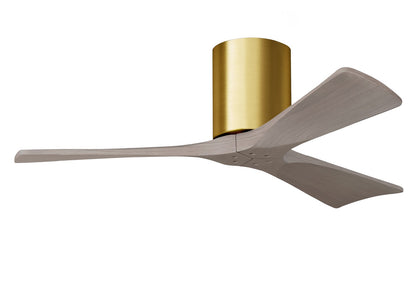 Matthews Fan Company - IR3H-BRBR-GA-42 - 42"Ceiling Fan - Irene-3H - Brushed Brass
