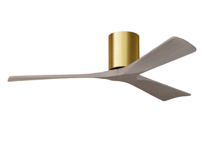 Matthews Fan Company - IR3H-BRBR-GA-52 - 52"Ceiling Fan - Irene-3H - Brushed Brass