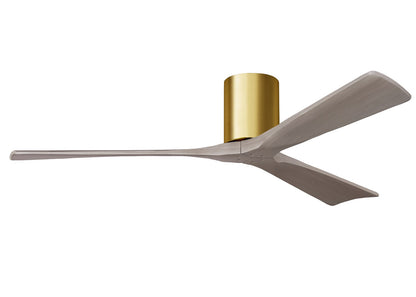 Matthews Fan Company - IR3H-BRBR-GA-60 - 60"Ceiling Fan - Irene-3H - Brushed Brass