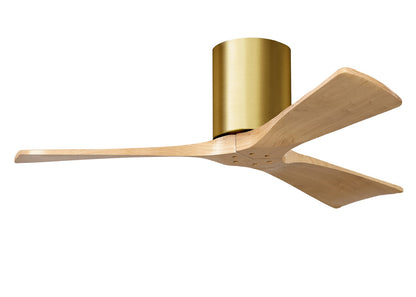 Matthews Fan Company - IR3H-BRBR-LM-42 - 42"Ceiling Fan - Irene-3H - Brushed Brass