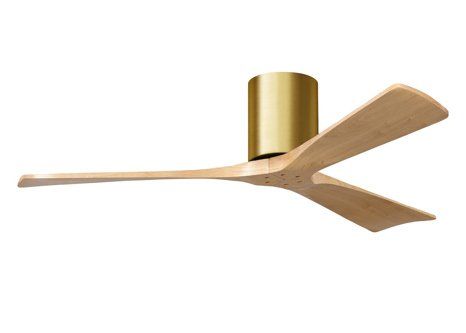 Matthews Fan Company - IR3H-BRBR-LM-52 - 52"Ceiling Fan - Irene-3H - Brushed Brass