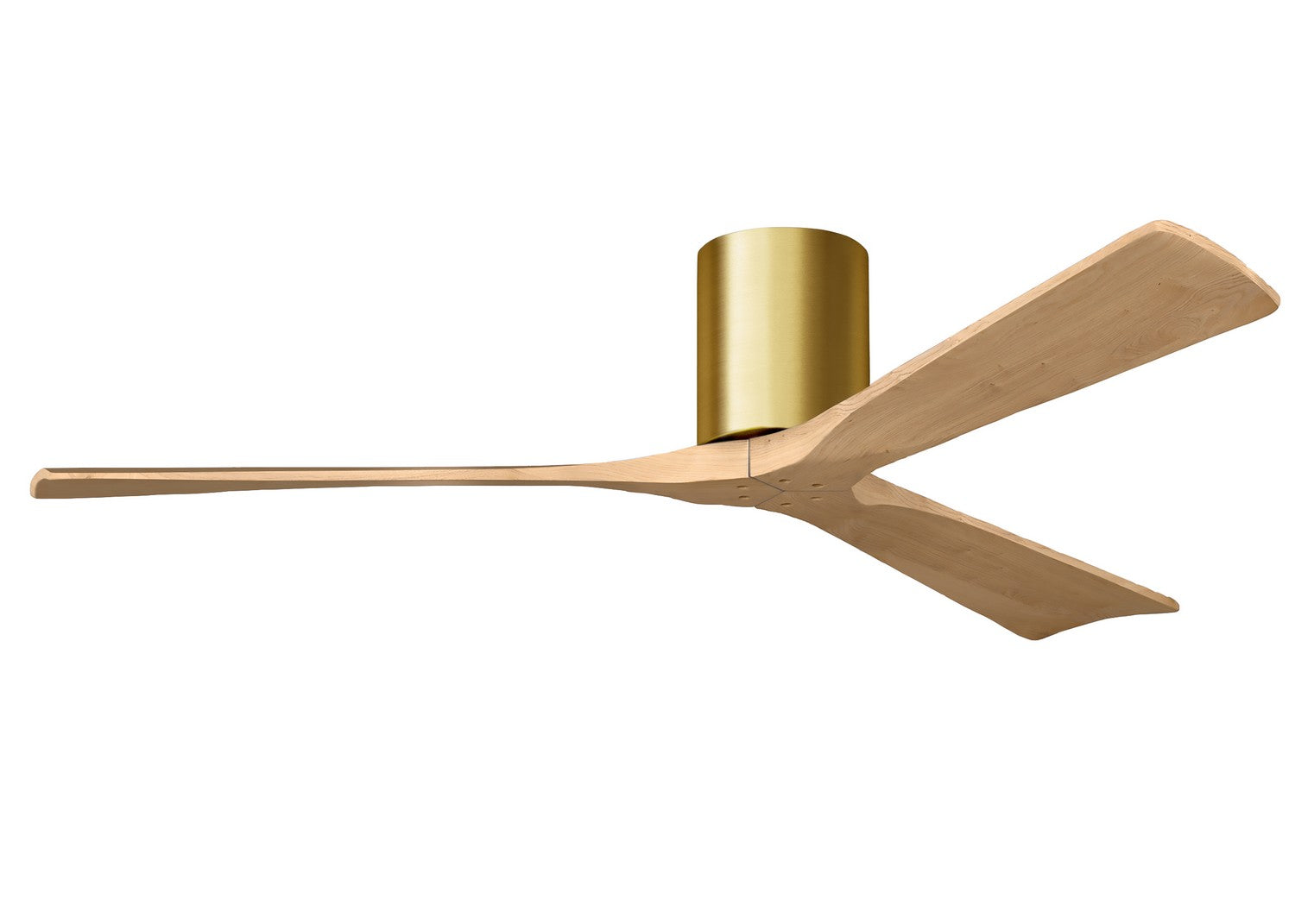 Matthews Fan Company - IR3H-BRBR-LM-60 - 60"Ceiling Fan - Irene-3H - Brushed Brass