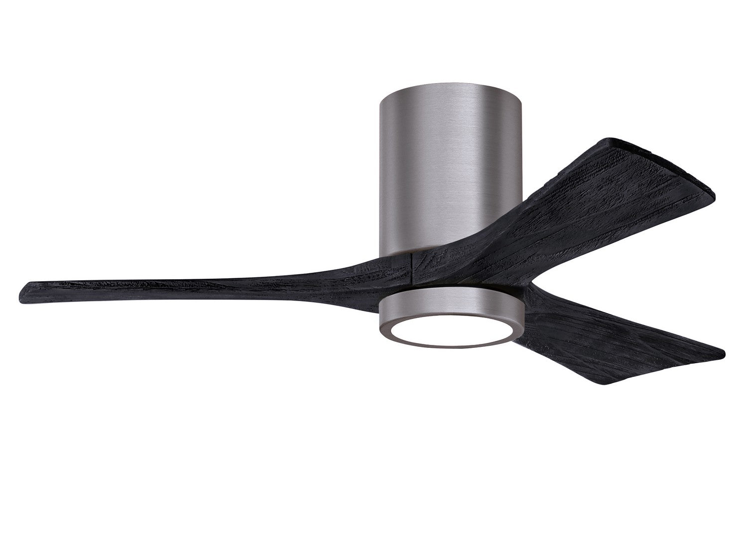 Matthews Fan Company - IR3HLK-BP-BK-42 - 42"Ceiling Fan - Irene-3HLK - Brushed Pewter