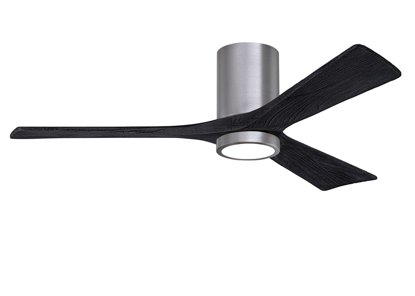 Matthews Fan Company - IR3HLK-BP-BK-52 - 52"Ceiling Fan - Irene-3HLK - Brushed Pewter