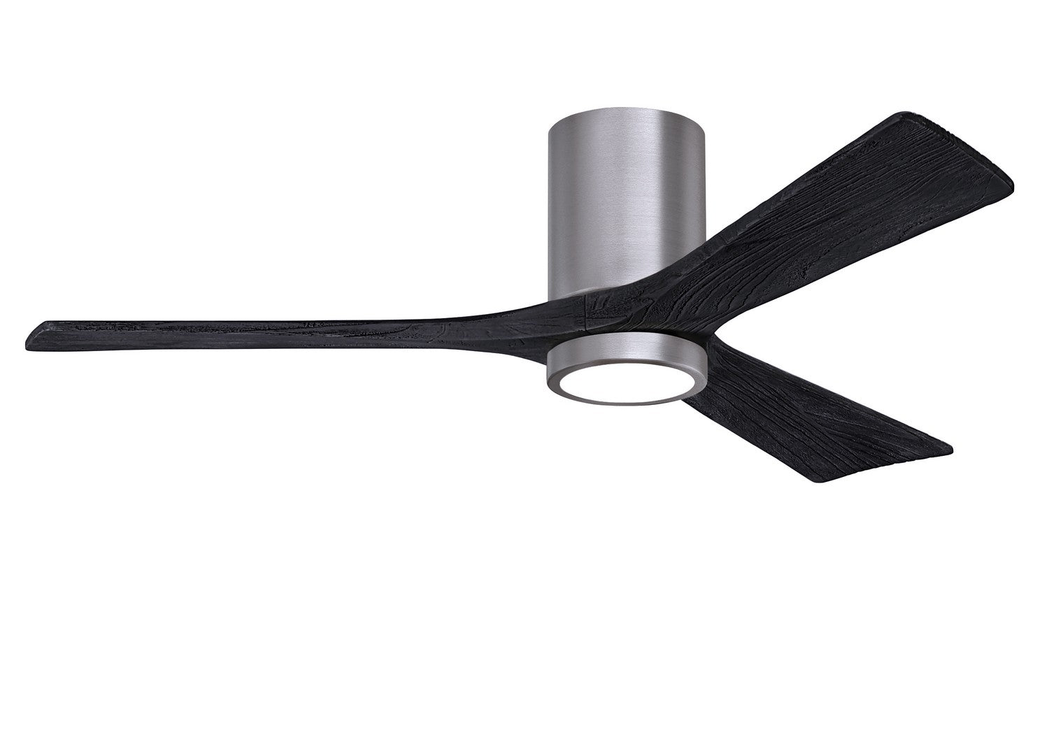 Matthews Fan Company - IR3HLK-BP-BK-52 - 52"Ceiling Fan - Irene-3HLK - Brushed Pewter
