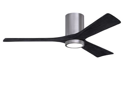 Matthews Fan Company - IR3HLK-BP-BK-52 - 52"Ceiling Fan - Irene-3HLK - Brushed Pewter