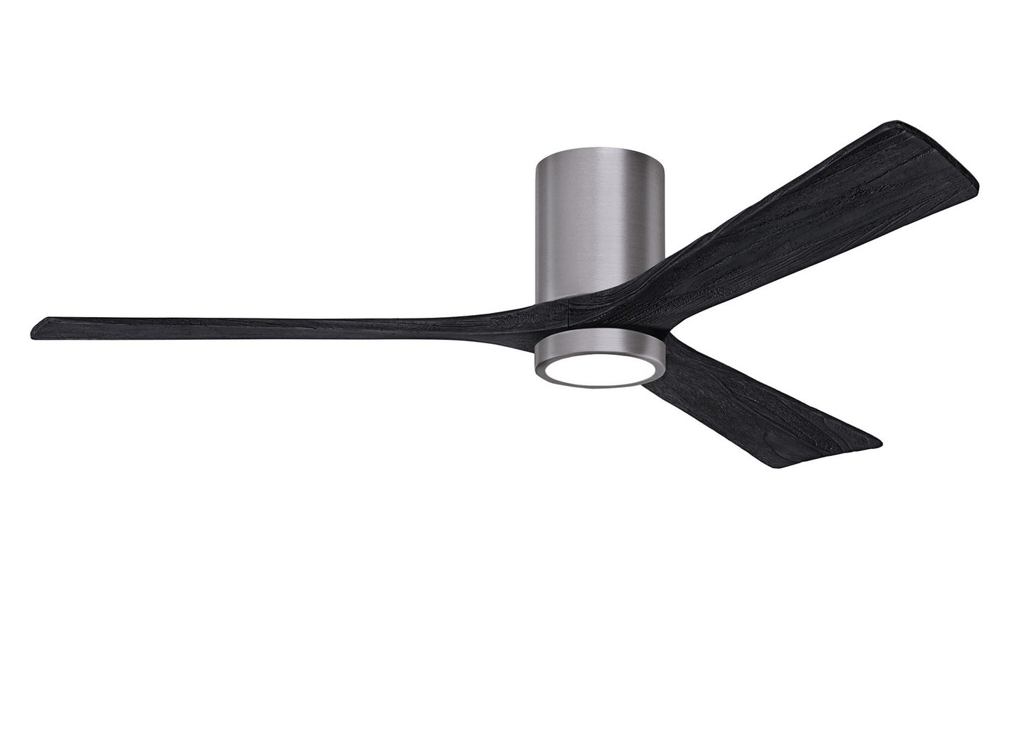 Matthews Fan Company - IR3HLK-BP-BK-60 - 60"Ceiling Fan - Irene-3HLK - Brushed Pewter