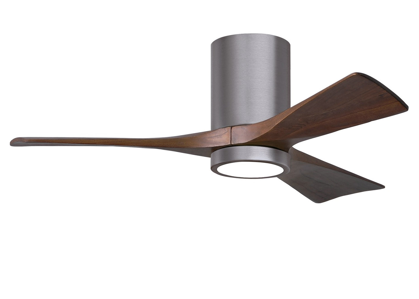 Matthews Fan Company - IR3HLK-BP-WA-42 - 42"Ceiling Fan - Irene-3HLK - Brushed Pewter