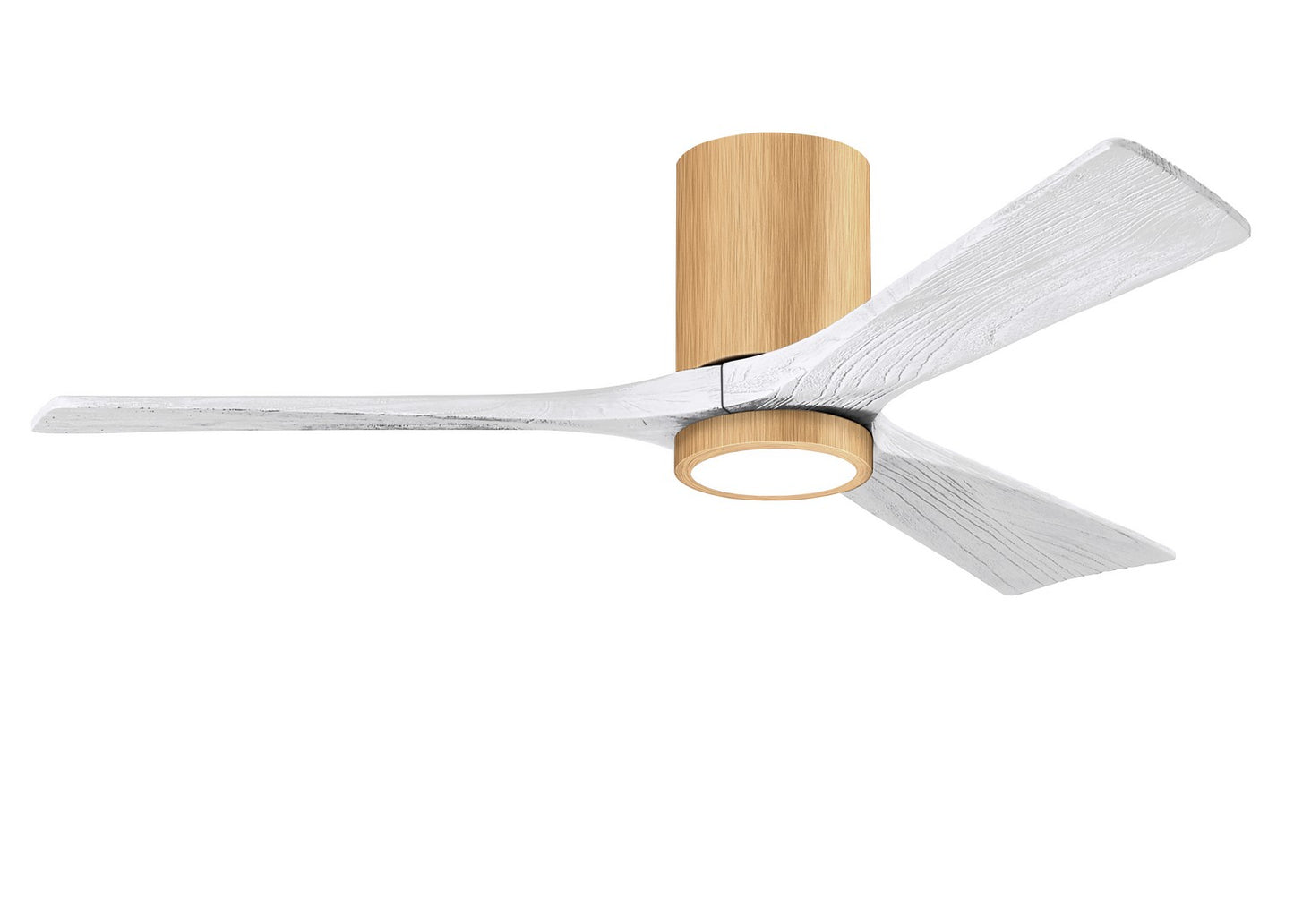 Matthews Fan Company - IR3HLK-LM-MWH-52 - 52"Ceiling Fan - Irene-3HLK - Light Maple