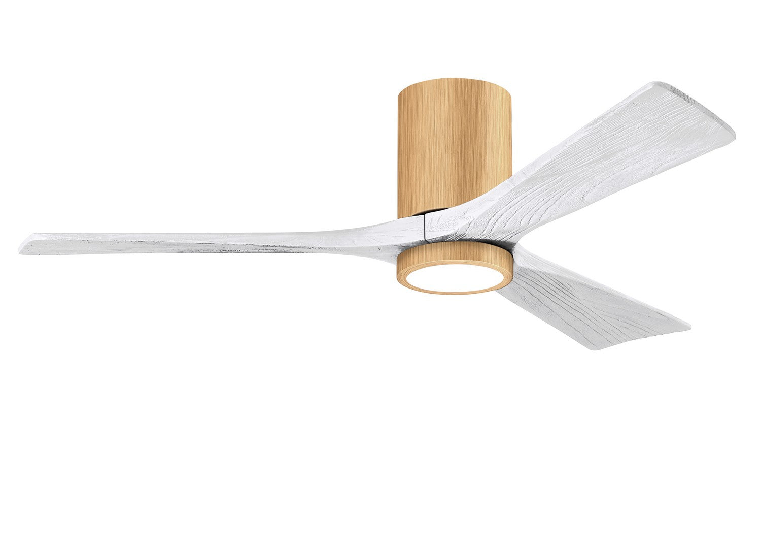 Matthews Fan Company - IR3HLK-LM-MWH-52 - 52"Ceiling Fan - Irene-3HLK - Light Maple