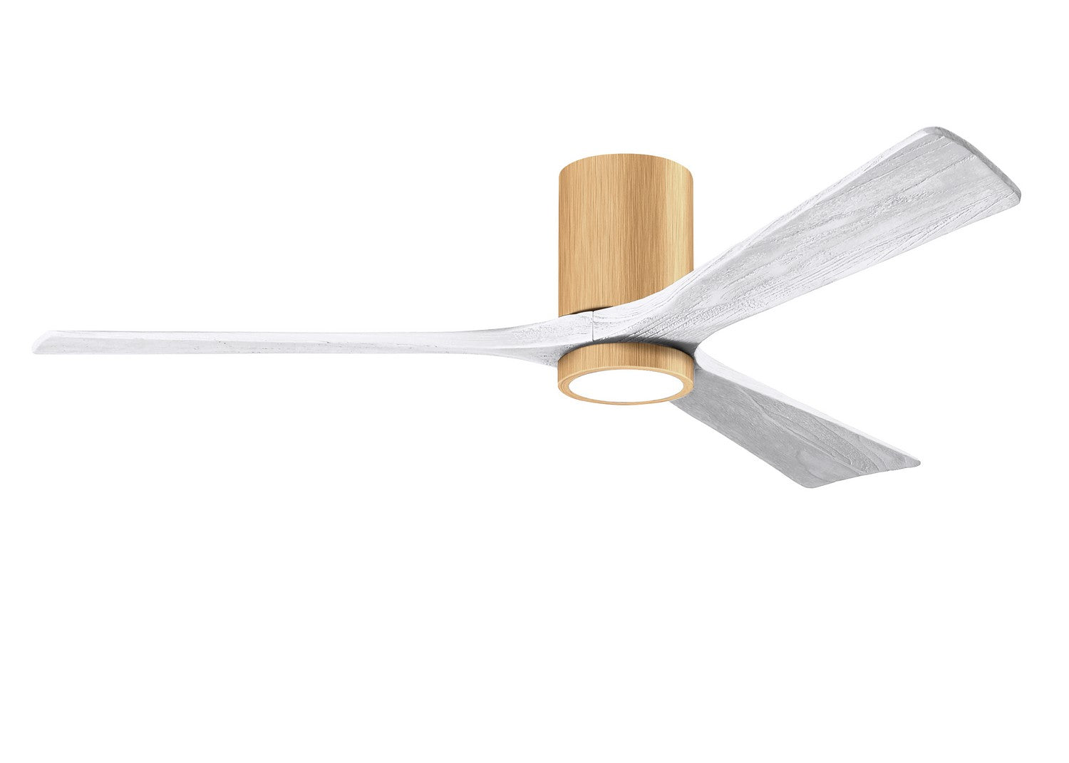 Matthews Fan Company - IR3HLK-LM-MWH-60 - 60"Ceiling Fan - Irene-3HLK - Light Maple