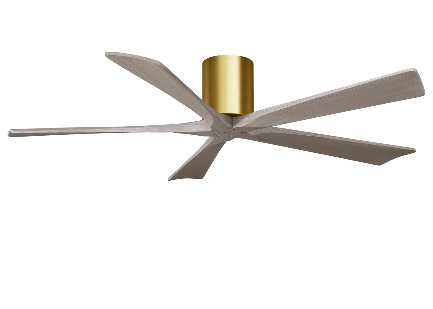 Matthews Fan Company - IR5H-BRBR-GA-60 - 60"Ceiling Fan - Irene-5H - Brushed Brass