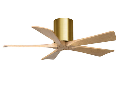 Matthews Fan Company - IR5H-BRBR-LM-42 - 42"Ceiling Fan - Irene-5H - Brushed Brass