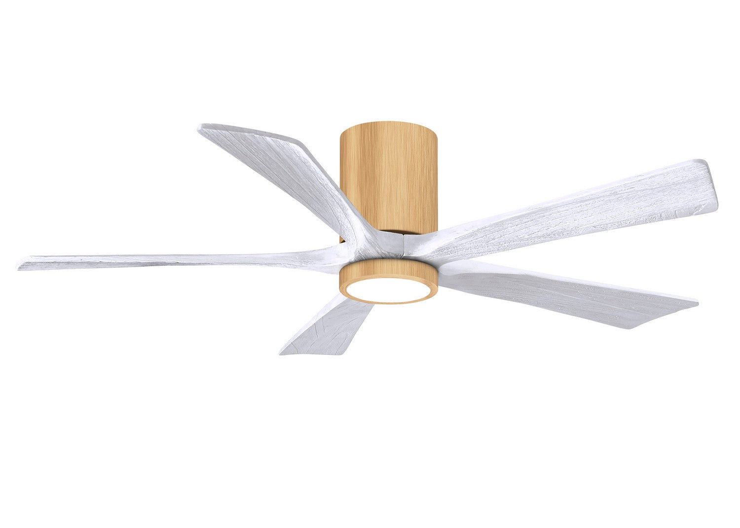 Matthews Fan Company - IR5HLK-LM-MWH-52 - 52"Ceiling Fan - Irene-5HLK - Light Maple
