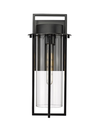 Millennium - 10511-PBK - One Light Outdoor Wall Sconce - Russell - Powder Coated Black