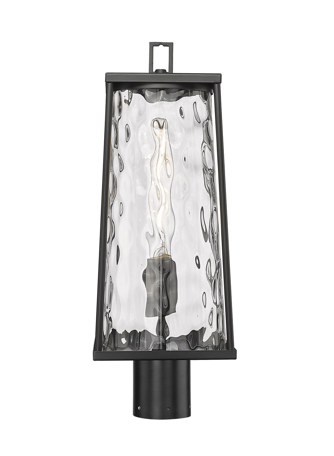 Millennium - 10631-PBK - One Light Outdoor Post Lantern - Dutton - Powder Coated Black