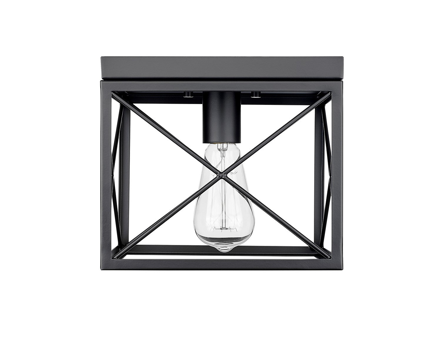 Millennium - 94101-MB - One Light Flushmount - Matte Black