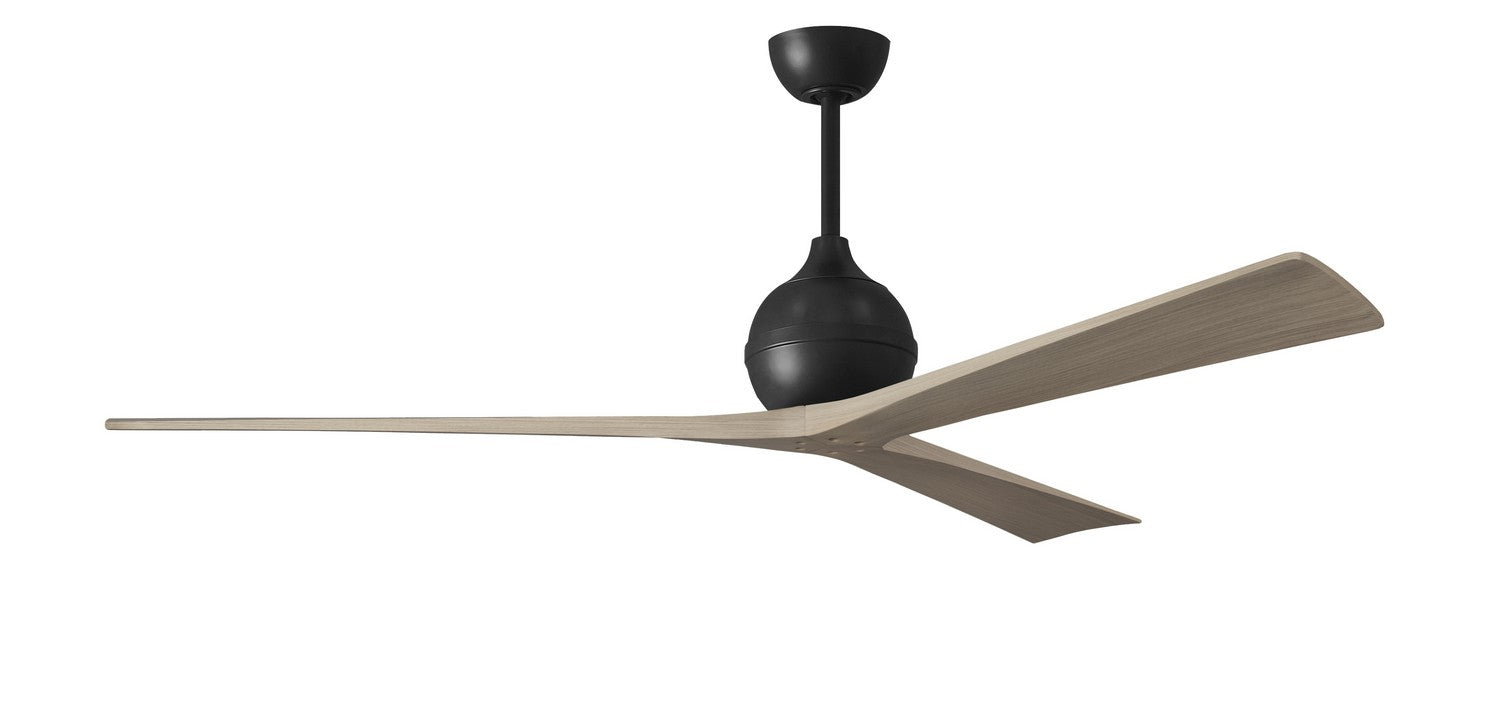Matthews Fan Company - IR3-BK-GA-72 - 72"Ceiling Fan - Irene-3 - Matte Black
