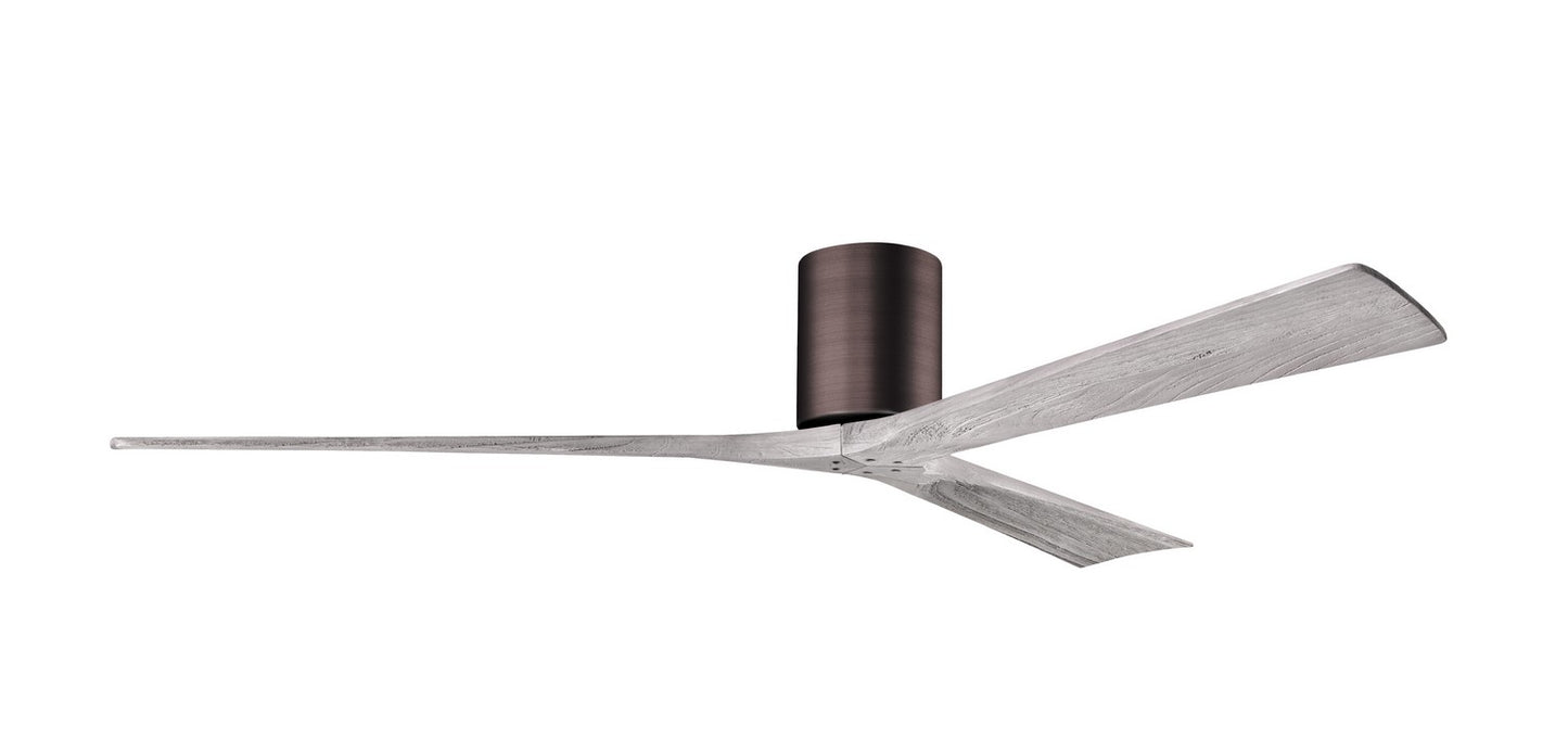 Matthews Fan Company - IR3H-BB-BW-72 - 72"Ceiling Fan - Irene-3H - Brushed Bronze