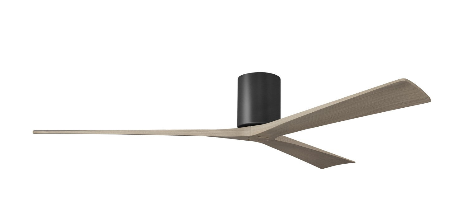 Matthews Fan Company - IR3H-BK-GA-72 - 72"Ceiling Fan - Irene-3H - Matte Black