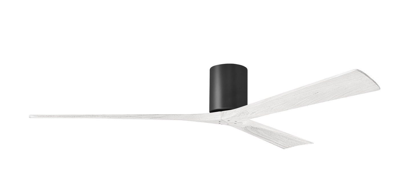 Matthews Fan Company - IR3H-BK-MWH-72 - 72"Ceiling Fan - Irene-3H - Matte Black