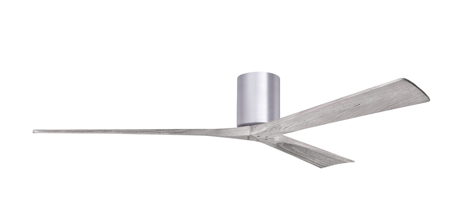 Matthews Fan Company - IR3H-BN-BW-72 - 72"Ceiling Fan - Irene-3H - Brushed Nickel