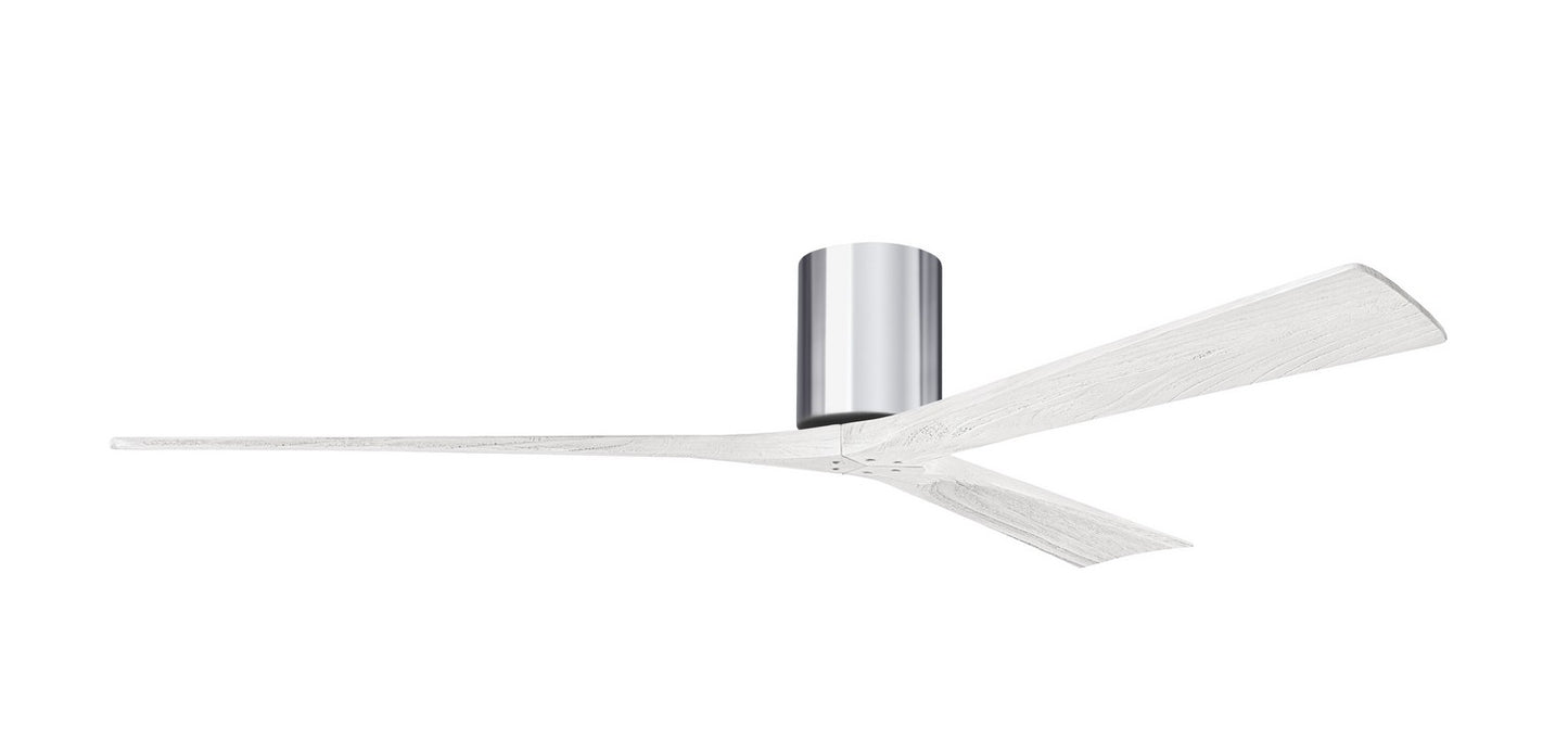 Matthews Fan Company - IR3H-CR-MWH-72 - 72"Ceiling Fan - Irene-3H - Polished Chrome